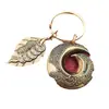 Llavero Colgante de la Suerte y la Riqueza Pagoda de Nueve Pisos Pluma Wenchang Accesorios Momento de Cambiar la Suerte Templo Calle Turística Puesto de Calle Pequeños Artículos