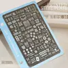 Placa de Transferência para Nail Art Carimbo Renda Estampa de Leopardo Xadrez Coração Luxo Padrão Estilo Chinês Modelo Ferramenta de Carimbo para Unhas