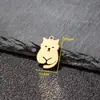 5 Piezas/Paquete Accesorios Versátiles DIY Fabricante Listo para Usar Venta al por Mayor Moda Animales de Dibujos Animados Colgante de Gato Lindo Joyería