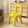 Taburete de Tocador, Taburete de Tocador para Dormitorio, Silla de Comedor de Diseñador con Tubo Curvado, Silla Pulpo, Silla de Maquillaje Dopamina, Silla Irregular