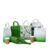Sacos personalizados de papel alumínio para embalagem de milk tea, sacos para viagem, sacos térmicos selados e impressos personalizados para café, bebidas e bebidas geladas comerciais