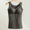 Outono e Inverno Nova Renda Marcação Abdominal Aquecimento Colete Feminino Almofada Fixa no Peito Sem Marcas Base Aquecedora Muscular Roupas de Base
