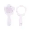 Peine de Aire con Espejo para Uso Doméstico de Mujer, Lindo Peine Masajeador de Meridianos, Peine Alisador para Cabello Largo y Rizado, Peine de Cojín de Aire para Peluquería
