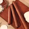 Rodillo de Masa Grande para el Hogar para Hacer Wrappers de Dumpling [Sándalo Rojo] Rodillo de Madera Maciza Rodillo de Masa de Cocina