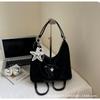 Nova Bolsa Tote Transfronteiriça 2025 para Mulheres Grande Capacidade para Deslocamento Multifuncional Bolsa de Ombro Simples Bolsa Transversal Casual Feminina