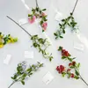 Flores Artificiales Transfronterizas, Flores Artificiales Estilo Bosque, Materiales, Adornos Florales para Hogar, Boda, Estudio Fotográfico, Flores Decorativas Hechas a Mano, Venta Directa de Fábrica