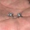 Pendientes de estrella con forma de estrella para cuatro personas, superbrillantes, ligeros y lujosos, con forma de estrella de circón, dulces y geniales, para parejas.