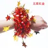 Flor de muñeca para niños pulsera de gimnasia para bailar en la muñeca accesorios de porristas para la mano 61diy actuación