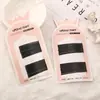 Ning Meng alta calidad tarjeta de papel de dibujos animados clip de pinza para el pelo negro clip de acero placa de barniz para hornear tarjeta para el pelo joyería tienda de 2 yuanes caliente
