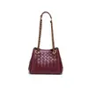Nova Bolsa de Mão Tecida de Luxo Leve para Mulheres, Bolsa de Ombro, Grande Capacidade, Textura de Corrente, Bolsa para Paraquedas