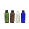 Botella Redonda de Hombro PET de 50 ml Botella Pequeña con Atomizador Botella con Atomizador de Niebla Fina Botella con Atomizador Botella de Relleno para Maquillaje de Viaje Suministro Directo de Fábrica