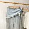 Pañuelo Triangular con Adorno de Encaje de Verano, Cinturón Decorativo para la Cintura del Vestido, Pañuelo de Seda de Color Sólido, Pañuelo para la Cabeza, Chal, Estilo Delgado al por Mayor