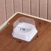 Nueva Caja de Empaque para Hornear de una Sola Pieza Snow Mei Niang Pastelería de Yema de Huevo Base de Pastel de Luna Piel de Nieve Caja de Blíster Individual Empaque Independiente