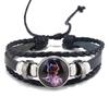 Cuerda de Mano Cruzada de Pareja Europea y Americana Constelación 12 Pulsera Tejida Multicapa Luminosa 12 Constelaciones Joyería Joyería para Estudiantes