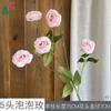 26 Años de Materiales de Flores Rosadas, Diseño de Rendimiento Comercial, Flores Falsas para Sesión de Fotos de Boda Romántica, Flores de Seda para Decoración Suave
