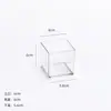 Cubo de Basura Redondo Acrílico Transparente Caja de Almacenamiento Papelera para Sala de Estar Tanque para Peces y Camarones Recipiente de Agua con Tapa con Tapa Sellada