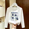 Camiseta de Manga Larga para Niños Primavera y Otoño Niños 2026 Nueva Ropa Infantil Niños Ropa de Algodón Puro Bebé Tops Capa Base