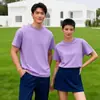 Camisetas 100% Algodão com Logo Personalizado, Camisetas Publicitárias, Camisetas de Manga Curta com Gola Redonda para Trabalho Personalizadas, Camisetas Culturais para Team Building, Camisetas com Texto Impresso e Bordado