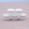 Caja redonda negra 7g tarro de crema, tarro de crema facial para reempaque, caja de brillo de labios, caja de sombras de ojos, tarro de ungüento 7ml, caja de polvo para labios