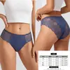 Comércio Exterior Amazon Calcinhas de Renda Plus Size para Mulheres, Forro de Algodão Antibacteriano, Roupa Íntima Antibacteriana, Tanga de Renda Sexy Sem Costura