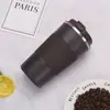 Taza de café aislada a prueba de fugas para viajes transfronterizos con tapa taza de café inteligente personalizada de acero inoxidable taza de café de alto valor de color