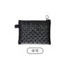 Celebridad de Internet Transfronteriza Caliente Flocking Amor Malla Transparente Bolsa de Almacenamiento Nicho Ins Viaje Almacenamiento para Lavado Bolsa Cosmética