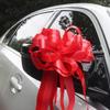 Carro do casamento fita flor casamento carro equipe decoração casamento flutuar laço fita mão flor suprimentos