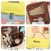 Bolsa de Cosméticos Dopamine House Feminina Grande Capacidade Compartimentada Portátil Impermeável para Armazenamento de Skincare em Viagens