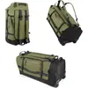 Bolsa de Viagem Dobrável Personalizada 86L com Rodas, Grande Capacidade, Impermeável, Bolsa Multifuncional para Esportes e Fitness, Bolsa de Esqui para Exterior