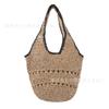 2026 Nuevo Estilo Bolso Tejido de Paja Estilo Ins Verano Viaje Playa Bolso Tejido Bolso de Mano de Moda Bolso de Mujer Venta al por Mayor