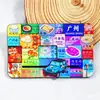 Série GuangdongGuangzhou Yangcheng Yueyun Huacheng Cenário Ímãs de Geladeira Souvenirs Turísticos Culturais e Criativos Adesivos Magnéticos