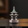 Artesanato de Areia Roxa Torre Hexagonal Pet de Chá Acessórios de Chá Forno Ge Micro Bonsai Aquário Paisagem Zen Pequenos Ornamentos