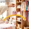 Percha rosa sin costuras con forma de calabaza para uso doméstico, previene abultamientos, adecuada para ropa de nicho infantil, para secado y almacenamiento