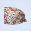 Entrega transfronteriza de gorros quirúrgicos de algodón puro para salones de belleza, gorros universales sin visera, gorros con cola de cúpula, turbantes médicos y pañuelos para la cabeza