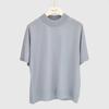 Versión Mejorada de Prendas de Punto Elegantes de Manga Ancha y Cuello Redondo para Primavera y Verano para Mujer Color Sólido Lana de Seda de Morera Pulóver Camiseta de Manga Tres Cuartos