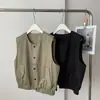 Colete de Tencel para mulheres, nova coleção de outono 2026, colete sem mangas em camadas, jaqueta de trabalho estilo old money, colete feminino