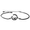 Pulsera Original de Nudo de Bambú para Pareja con un Acabado de Alta Gama, Joyería Pulsera de Plata de Ley S925 para Hombres y Mujeres, Regalo para el Festival Qixi