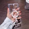 Case Transparente Magnético Popular com Laço Transfronteiriço para Galaxy S22/S23 Case de Celular em Acrílico S25 Atacado Personalização