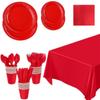 Nuevo Juego de Bandejas de Papel Negro Vajilla Desechable Juego Conveniente para Fiesta de Cumpleaños Aparato Degradable Cuchillo y Tenedor Papel