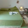 Sábana de Cama de Algodón Puro de Clase A, Pieza Única, Sábana 100% Algodón, Adecuada para Dormitorio y Uso en Casa, Sábana de Cama de Algodón, Universal para Todas las Estaciones