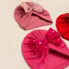 Gorro de invierno para bebé europeo y americano con lazo y forro polar para niños, gorro cálido y cómodo, gorro de bebé 2023