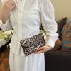 Moda Europea y Americana Estampado de Leopardo Bolso de Mano Nuevo para Mujer 2026, Bolso tipo sobre Simple y Versátil, Bolso de Mano Elegante