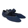 2026 Primavera y Otoño Nuevo Estilo Planos Talla Grande Perezosos Zapatos Individuales Transfronterizos Perla Cómodos Slip-on Casuales Zapatos Individuales Mujer Venta al por Mayor