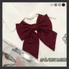 Lizi Cerdo Jk Color Sólido Pluma Corbata de Lazo Angulada Camisa para Estudiante Mujer Accesorio Pequeño Versátil Japonés Estilo Básico