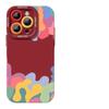 Funda de Teléfono Tk Popular Estilo Curativo Bloqueo de Color Graffiti Amigable con la Piel para Apple 18Pm, Funda Suave Anti-Caídas de Alta Apariencia para iPhone 16