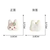 Nuevo Adorno Decorativo de Conejo Adorable de Orejas Largas Dibujo Animado 3D Bordado Relleno de Algodón Accesorios para el Cabello Bolsas Ropa Piezas de Bricolaje