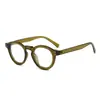 Nuevas Gafas de Sol Redondas de Marco Pequeño Tachonadas de Moda Europea y Americana, Unisex, Protección UV, Estilo de Gama Alta, Fotografía Callejera, Versátiles