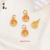 Colgante Tradicional de Esmalte con Diseño de Cloisonné de Goteo de Aceite Hecho a Mano, Colgante para Pulsera y Collar DIY, Materiales Versátiles para Accesorios