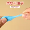 Nuevo agarra-lápiz de silicona con forma de pez para niños y estudiantes, corrector de postura para escribir con lápiz, papelería creativa