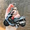 Creativo Celebridad de Internet Mini Motocicleta Harley de Fricción Llavero Colgante Exquisito Llavero de Coche Regalo Venta al por Mayor